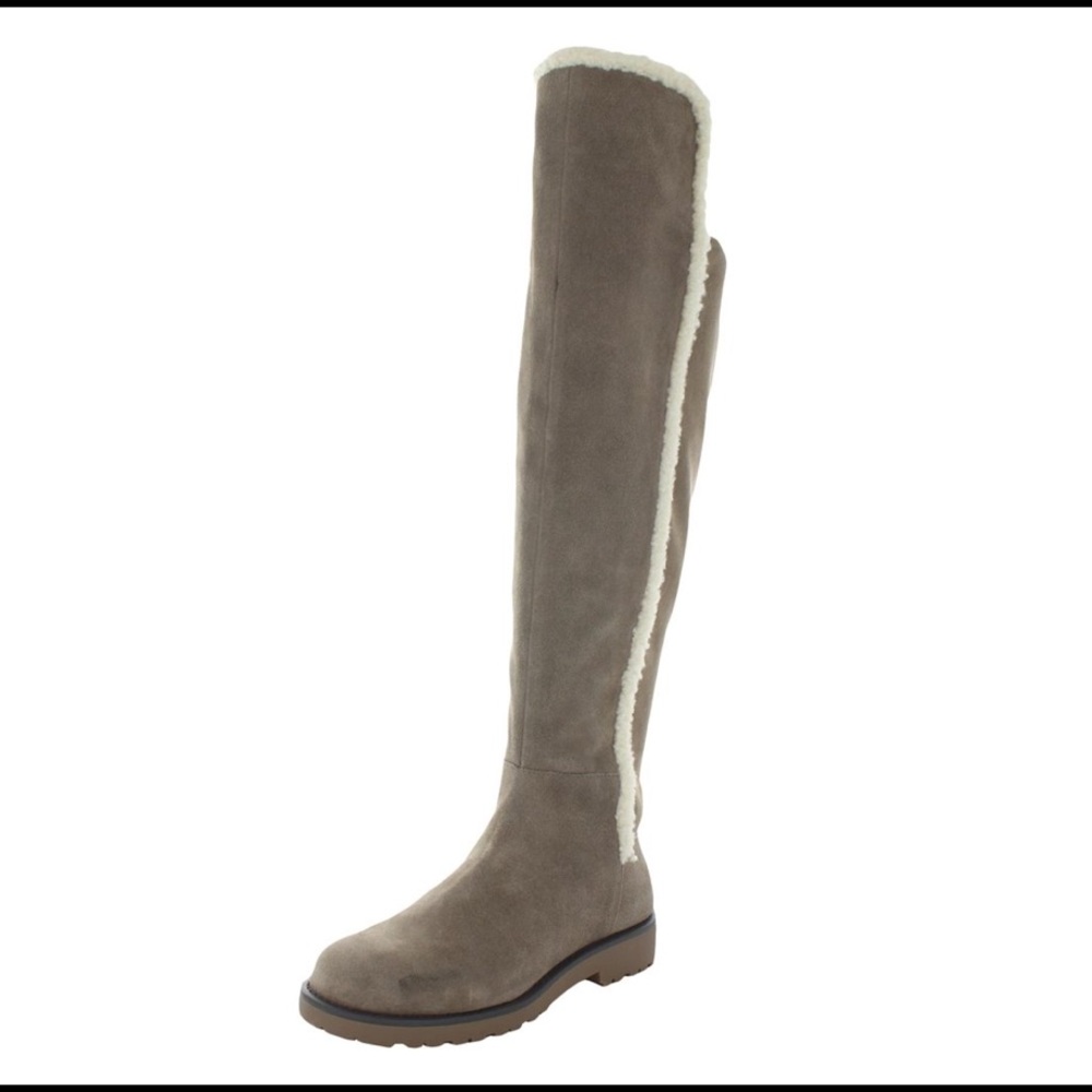 Sole Society Womens Suede Over-The-Knee Boots; 9.5